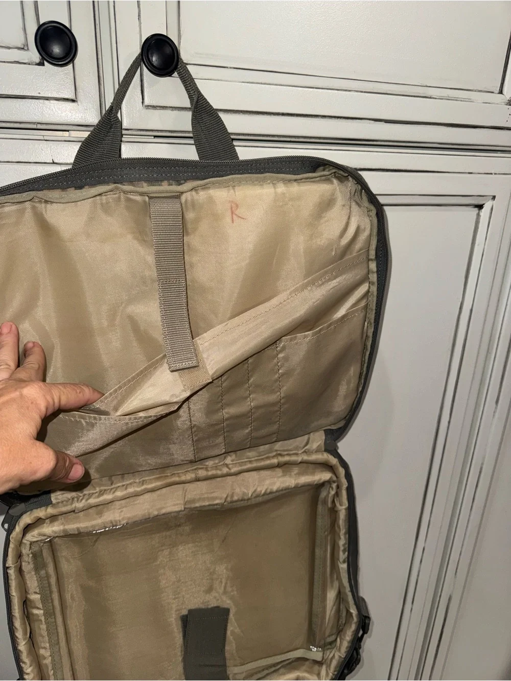 Vintage Flying Circle Bags AMU camo tactical bag briefcase military luggage